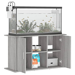 Avis vidaXL Support pour aquarium sonoma gris 101x41x58cm bois d'ingénierie