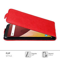 Acheter Cadorabo Coque WIKO VIEW GO Etui en Rouge