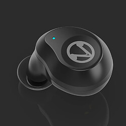 Mini TWS sans fil Bluetooth 5.0 casque stéréo intra-auriculaires écouteurs Noir