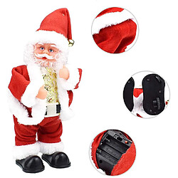 Universal Chanter et danser Père Noël, jouets de Noël électriques Père Noël accessoires Batterie