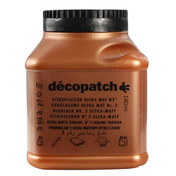 Vernis vitrificateur ultra mat Décopatch 180 ml