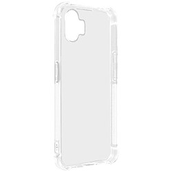 Avizar Coque pour Nothing Phone 1 Silicone Gel Souple Renforcés Antichocs Transparent