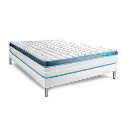 Avis Bodycare Ensemble 140x190 matelas BodyFit à mémoire de forme + sommier kit blanc