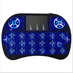 Acheter Universal I8 sans fil tricolore rétroéclairage 2.4ghz tactile pad clavier air souris pour tv box mini pc