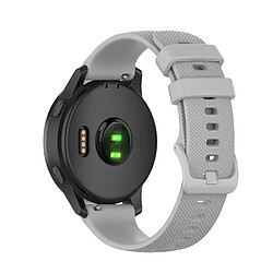 Bracelet en silicone gris pour votre Garmin Vivoactive 4