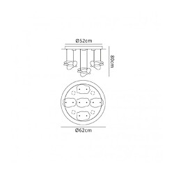 Luminaire Center Suspension Nido - Chrome