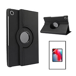 PHONECARE Kit Coque 360 Rotation Anti-Impact Protection + Film Hydrogel Full Cover Avant pour Lenovo Tab M10 (Gen 3) - Noir