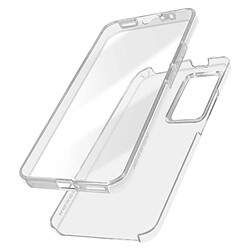 Avizar Coque pour Xiaomi 12T et 12T Pro Arrière Rigide et Avant Souple Transparent