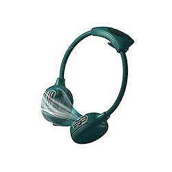 (Vert) Ventilateur De Cou Portable Ventilateur Sans Lame Ventilateur Rechargeable à 3 Bouches D'Aération Pour Les Sports En Plein Air