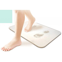 Tapis de bain en Diatomite - 60 x 39 cm - Vert - ECOGAM