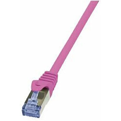 LogiLink Câble patch, Cat. 6A, S/FTP, 5,0 m, rose ()