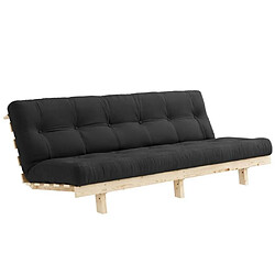 Inside 75 Banquette convertible futon LEAN - Gris foncé