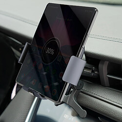 Acheter Avizar Support Voiture QI pour Smartphone Pliable type Fold (tout modèle) Argent / Noir