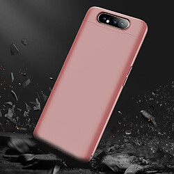 Acheter Wewoo Coque Rigide Étui pour PC à couverture intégrale à trois étages Galaxy A80 or rose