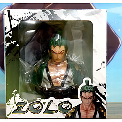 Universal 16 cm Anime One Picture Intégré Zoro Buste PVC Action Picture Jouet | Action Figures(Vert)