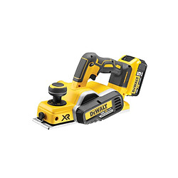 Rabot XR sans fil DCP580P2 Dewalt 18 V 2 batteries 5 Ah coffret TSTAK