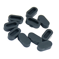 10pcs Garmin Fenix 5 5S 5X Chargeur Silicone Bouchon Anti-poussière Port Protecteur Noir