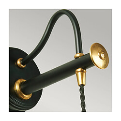 Elstead Lighting Applique murale Douille Métal Noir,Laiton