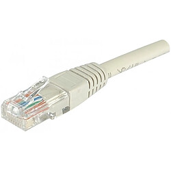 Abi Diffusion Cordon RJ45 catégorie 6 U/UTP gris - 1 m