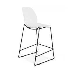 Acheter Kokoon Design Tabouret de bar design ZIGGY MINI WHITE 52x51,5x101 cm