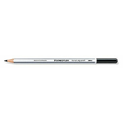 Promark Staedtler 125-0 Karat Aquarell Lot de 6 crayons de couleur aquarellables noir