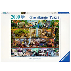 Avis Ravensburger Puzzle Premium de 2000 Pièces Softclick Thème Magnifique Monde Animal Multicolore