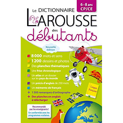 Le dictionnaire Larousse des débutants, 6-8 ans, CP-CE