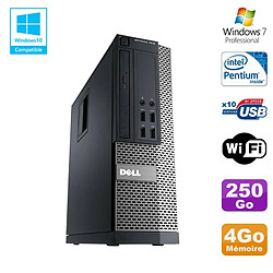 PC Dell Optiplex 7010 SFF Intel G870 3.1GHz 4Go Disque 250Go Wifi W7 - Occasion