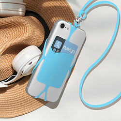 Acheter Avizar Coque Cordon Universelle pour Smartphone avec Porte-carte NeckPouch Bleu Clair