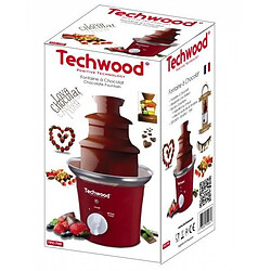 Avis Fontaine à Chocolat - TECHWOOD - Cascade 3 étages - Rouge - 70W - Garantie 2 ans