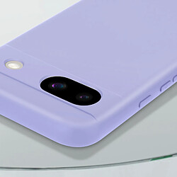 Avis Avizar Coque pour Google Pixel 8A Silicone Finition Soft-touch avec Dragonne Violet