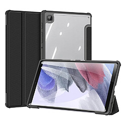 Dux Ducis Etui en PU Prime avec support tri-pliure noir pour votre Samsung Galaxy Tab A7 Lite 8.7 pouces