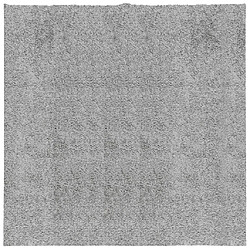 vidaXL Tapis shaggy PAMPLONA poils longs moderne gris 160x160 cm