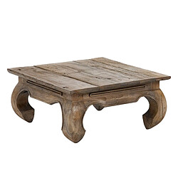 BigBuy Home Table Basse Naturel 80 x 80 x 38 cm