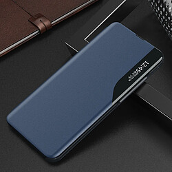 Ozzzo eco cuir view coque etui elegant avec couvercle rabatterie et fonction stand xiaomi redmi note 11 pro+ 5g (chine) / 11 pro 5g (chine) / mi11i hypercharge / poco x4 nfc 5g bleu