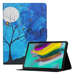 Etui en PU Impression de motifs avec support pliable Belle nuit pour votre Samsung Galaxy Tab A7 Lite 8.7 pouces T220/T225