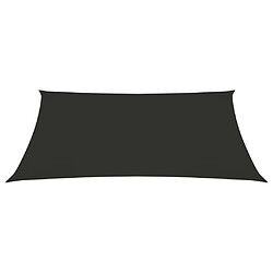 ComfortXL Voile De Parasol Tissu Oxford Trapèze 2/4x3 M Anthracite