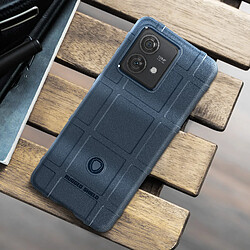 Avis Avizar Coque pour Motorola Edge 40 Neo 5G Silicone Motif relief Rugged Shield Bleu nuit