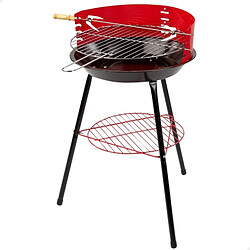 Barbecue Portable Aktive Bois Fer Ø 38 cm 37 x 61 x 45 cm (6 Unités) Rouge pas cher