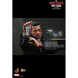 Hot Toys MMS209 - Marvel Comics - Iron Man 3 - Tony Stark The Mechanic Deluxe Version pas cher