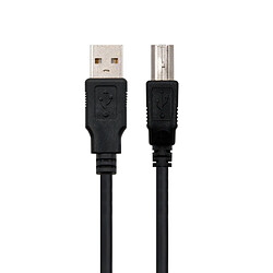 Câble Ewent Ec1061 Usb 2.0 Type-A mâle vers USB Type-B mâle Awg30 1.8M noir