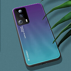 Coque en TPU anti-chute pour votre Xiaomi Civi 2 5G - violet/bleu