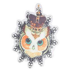 Cool Crown Owl Couture Patch Patch En Fer Brodé Coudre Sur Applique DIY