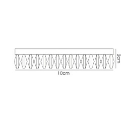 Avis Inspired Downlight encastré rond avec bord de périmètre carré uniquement transparent, nécessite 100035310 pour compléter l'article