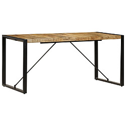 vidaXL Table à manger 160x80x75 cm bois de manguier massif