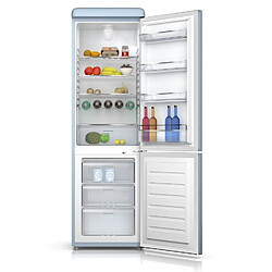 Avis Réfrigérateur combiné 60cm 300l brassé inox - SCB300VBL - SCHNEIDER