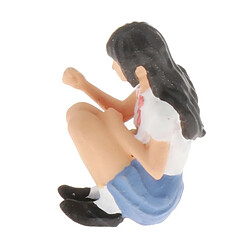 Acheter 1:64 Painted People Miniture Scènes Figurine Poupée Squat Blanc