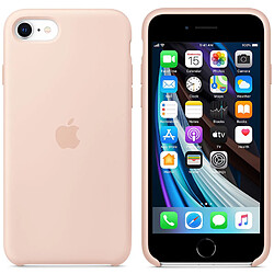 Avis Apple Coque en silicone pour l'iPhone SE (2022 / 2020) - Pink Sand