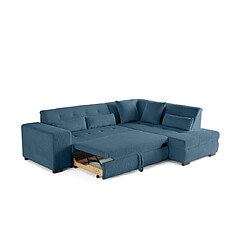 Lisa Design Vermont - canapé d'angle droit - 5 places - convertible - en velours côtelé pas cher