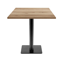 Restootab Table 70x70cm - modèle Milan T chêne delano